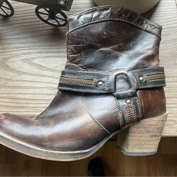 DINGO Leather Ankle Boots 8 - Picture 3 of 8